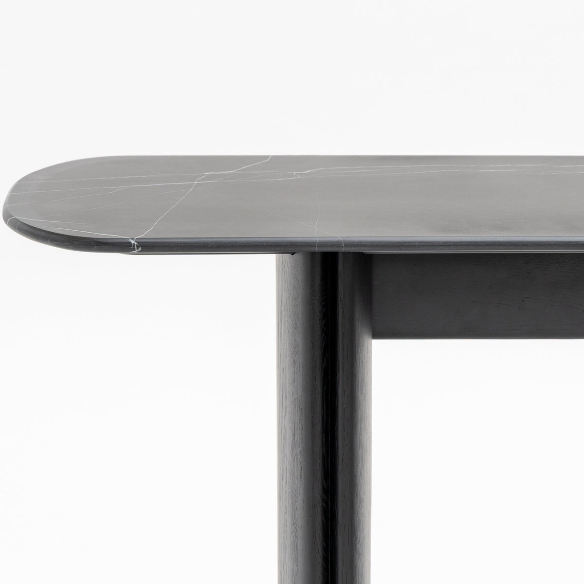 Tathra Console - Black Oak & Nero Marquina