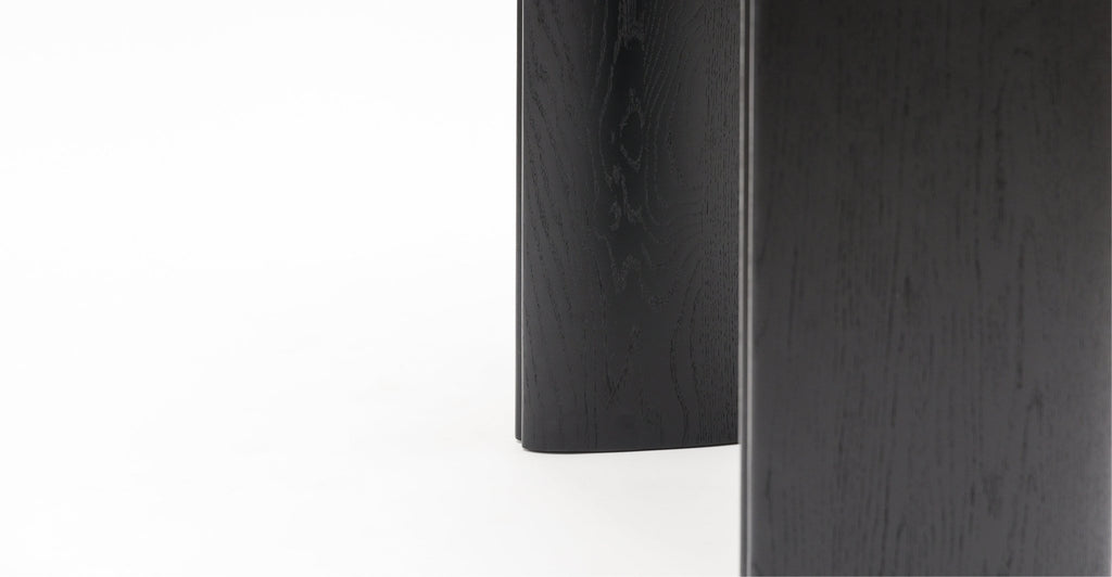 Tathra Console - Black Oak & Nero Perlato.