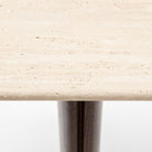 Tathra Console - Espresso Oak & Travertine - Console Tables Tolv Loom Collection Dubai
