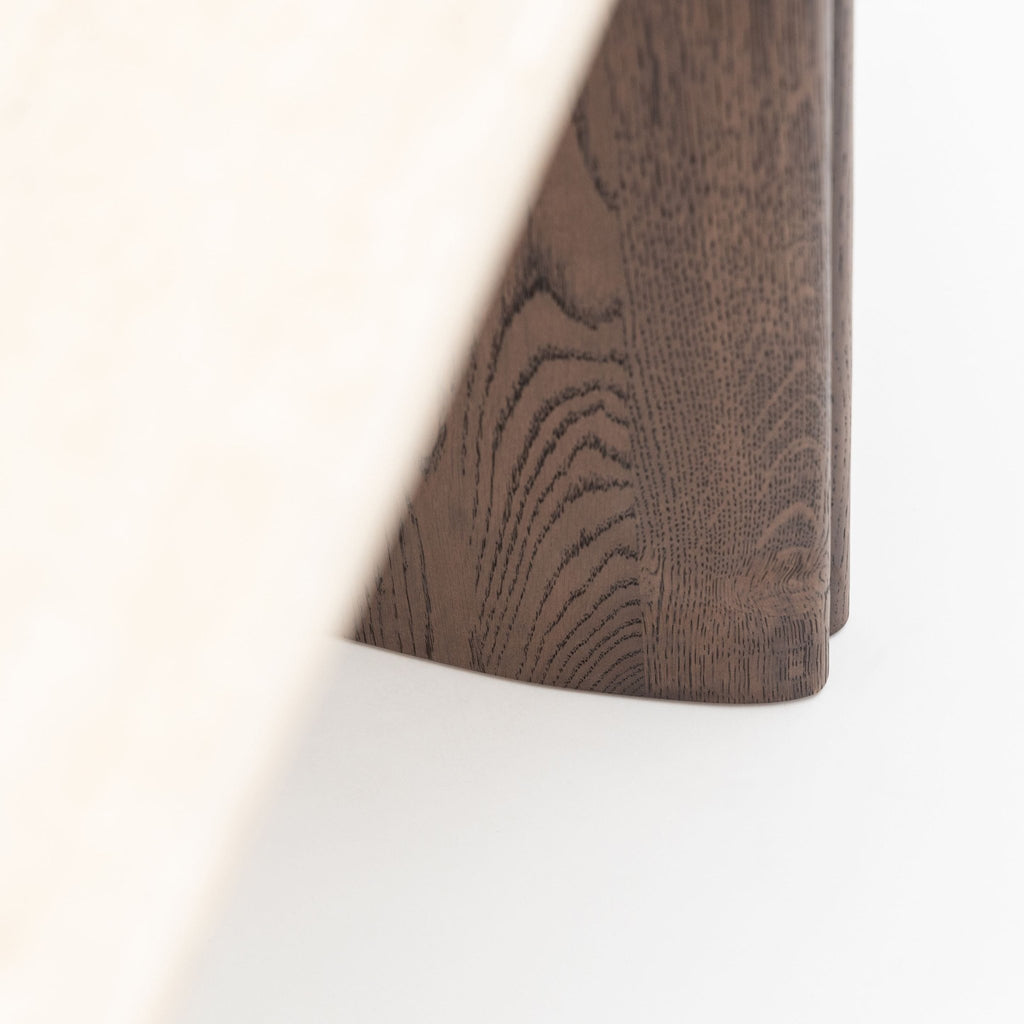 Tathra Console - Espresso Oak & Travertine - Console Tables Tolv Loom Collection Dubai