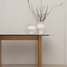 Tathra Console - Light Oak & Bianca Carrara - Console Tables Tolv Loom Collection Dubai
