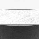 Tathra Nightstand - Black Oak & Bianca Carrara