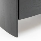 Tathra Nightstand - Black Oak & Nero Marquina