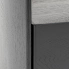 Tathra Nightstand - Black Oak & Nero Marquina
