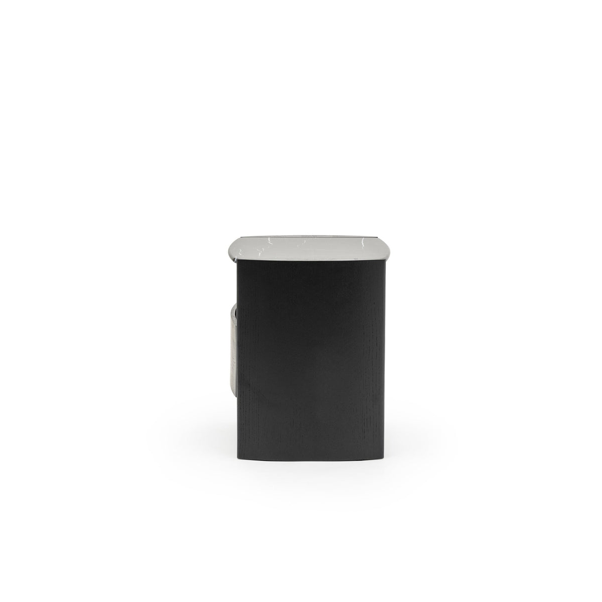 Tathra Nightstand - Black Oak & Nero Marquina