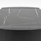 Tathra Nightstand - Black Oak & Nero Marquina