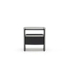 Tathra Nightstand - Black Oak & Nero Marquina