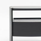 Tathra Nightstand - Black Oak & Nero Marquina