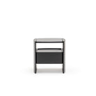 Tathra Nightstand - Black Oak & Nero Marquina
