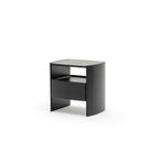 Tathra Nightstand - Black Oak & Nero Marquina