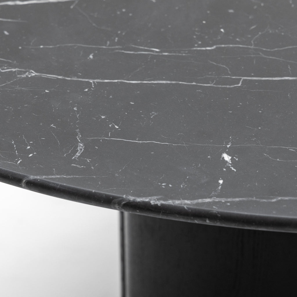 Tathra Table - Black Oak & Nero Marquina - Loom Collection