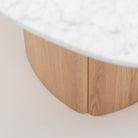 Tathra Table - Blonde Oak & Bianca Carrara - Dining Tables Tolv Loom Collection Dubai