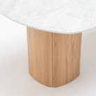 Tathra Table - Blonde Oak & Bianca Carrara - Dining Tables Tolv Loom Collection Dubai