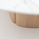 Tathra Table - Blonde Oak & Bianca Carrara - Dining Tables Tolv Loom Collection Dubai