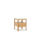 Theo Nightstand 45 - Light Oak & Sintered Stone - Nightstands Tolv Loom Collection Dubai