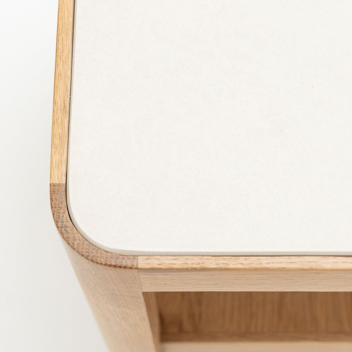 Theo Nightstand 45 - Light Oak & Sintered Stone - Nightstands Tolv Loom Collection Dubai