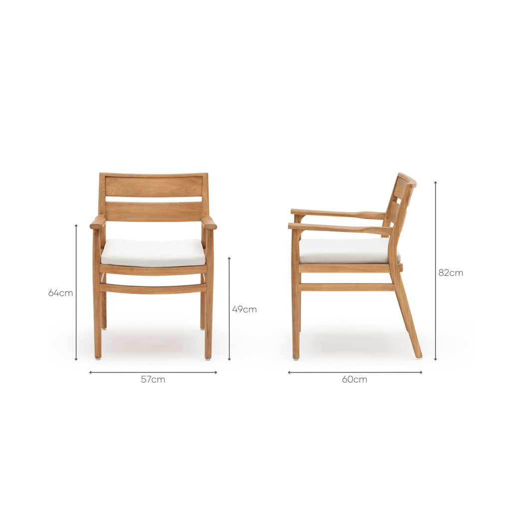 Tide Dining Chair - Outdoor Dining chairs Loom Collection Loom Collection Dubai