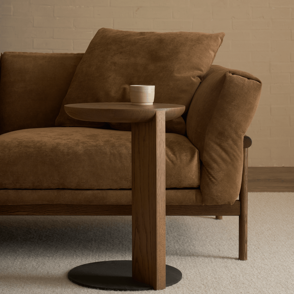 Timm Sofa - Espresso Oak & Redford - Sofas Tolv Loom Collection Dubai