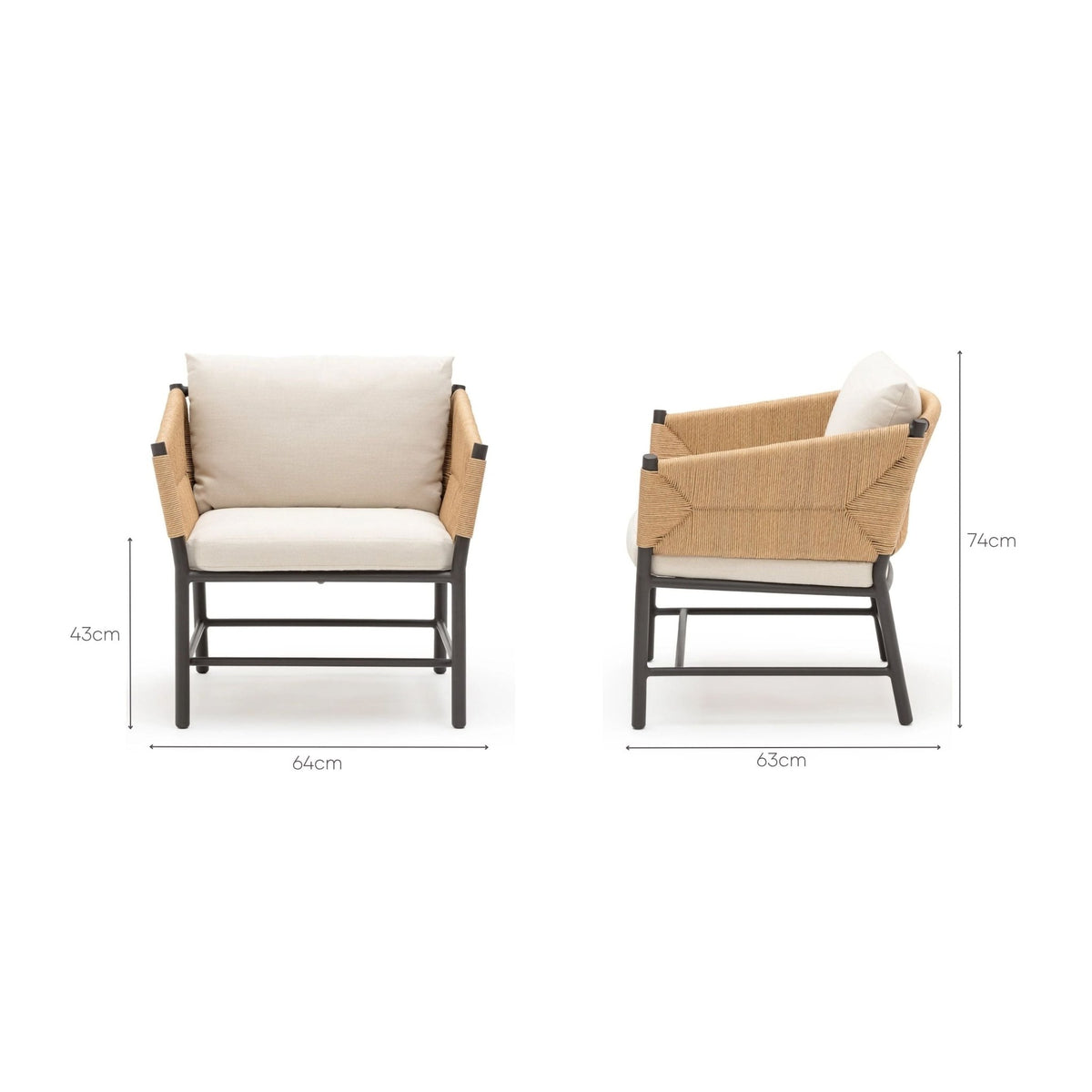 Tonga - Lounge Chair - Outdoor Occasional Chairs Loom Collection Loom Collection Dubai