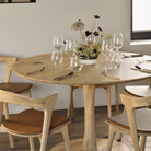 Torsion Round Dining Table - Oak