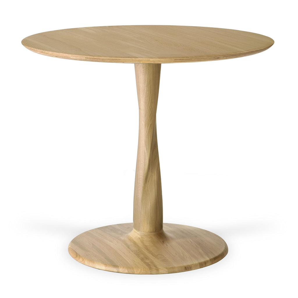 Torsion Round Dining Table - Oak - Loom Collection