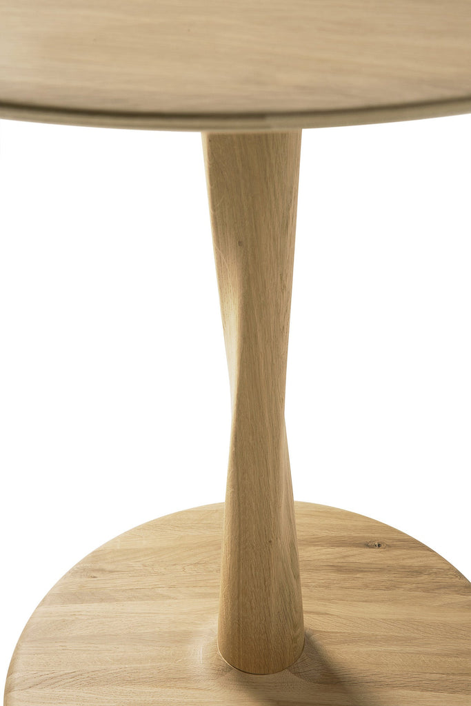 Torsion Round Dining Table - Oak - Loom Collection