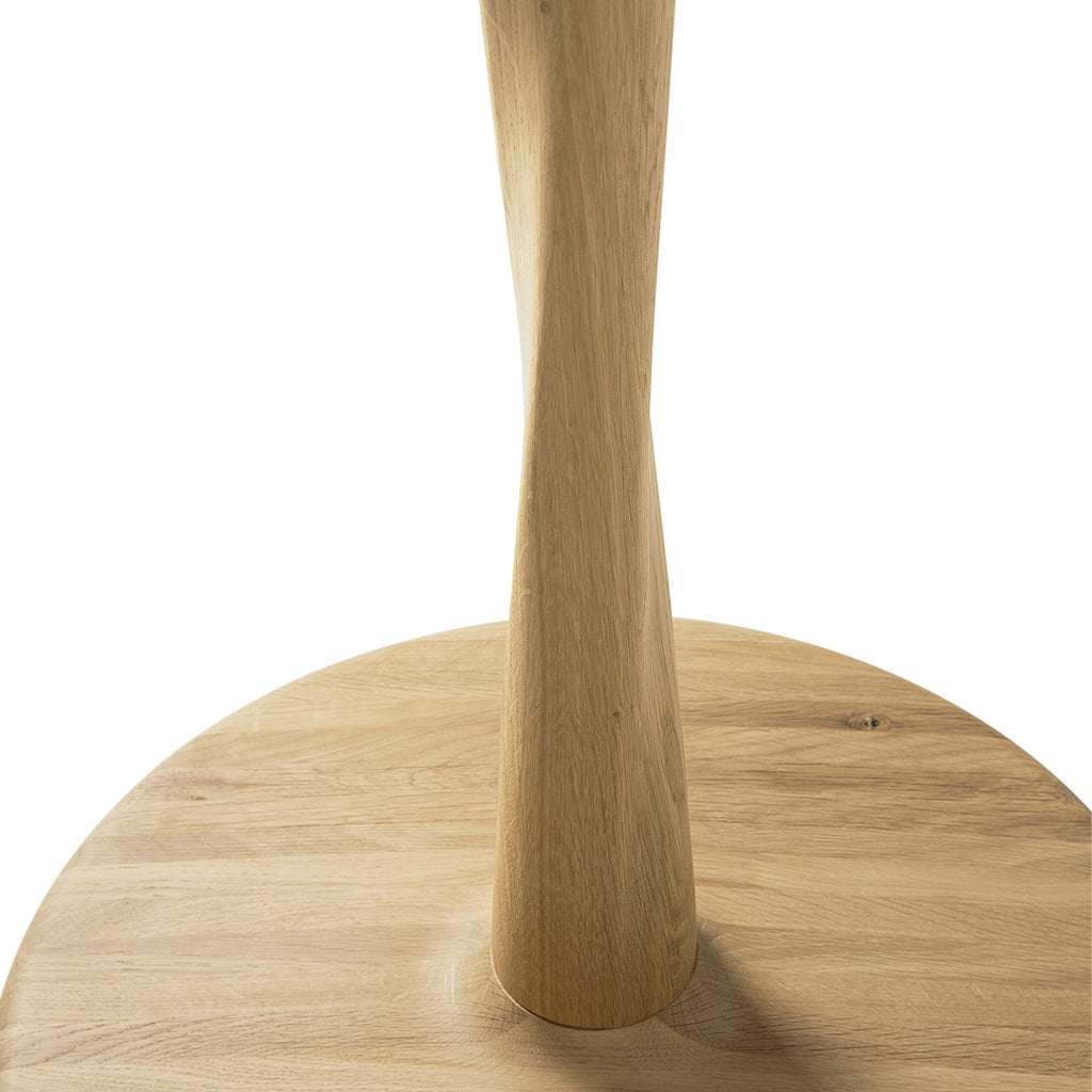 Torsion Round Dining Table - Oak - Loom Collection
