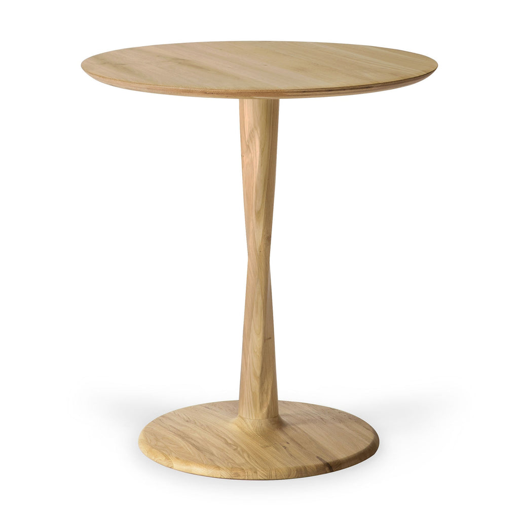 Torsion Round Dining Table - Oak - Loom Collection