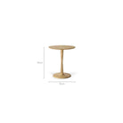 Torsion Round Dining Table - Oak - Round Dining Tables Ethnicraft Loom Collection Dubai