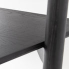 Tosta Leaning Shelf - Black Oak - Shelving Tolv Loom Collection Dubai