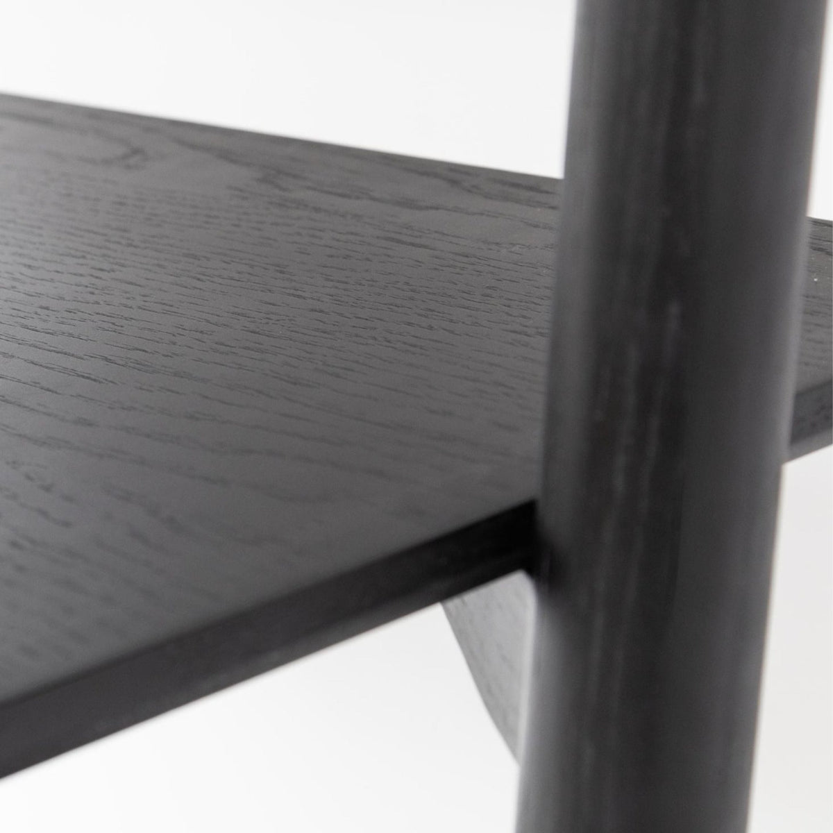 Tosta Leaning Shelf - Black Oak - Shelving Tolv Loom Collection Dubai