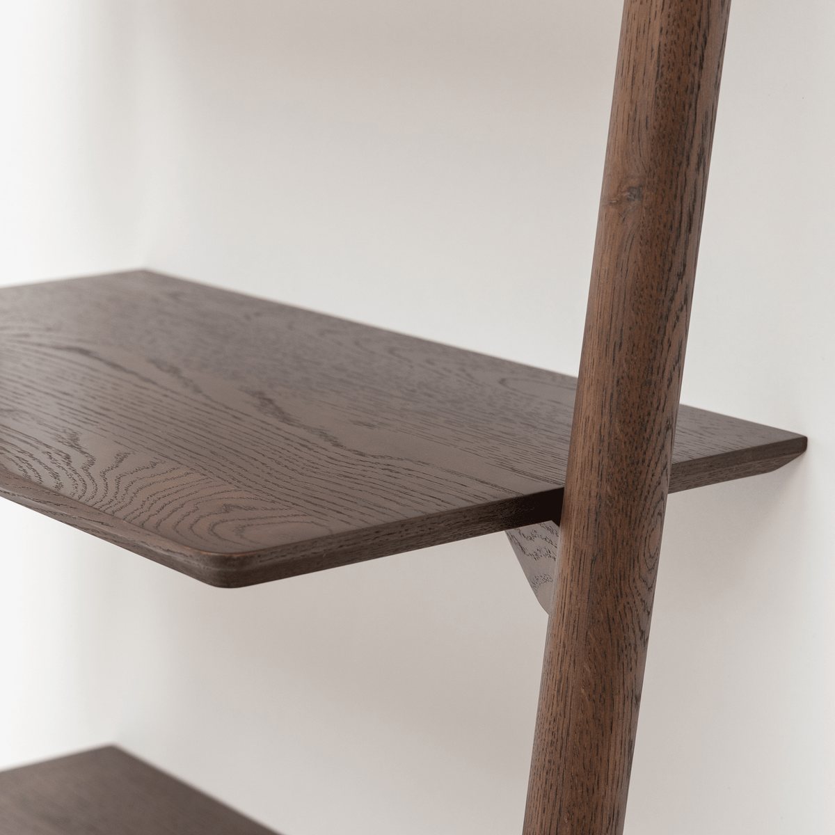 Tosta Leaning Shelf - Espresso Oak - Shelving Tolv Loom Collection Dubai