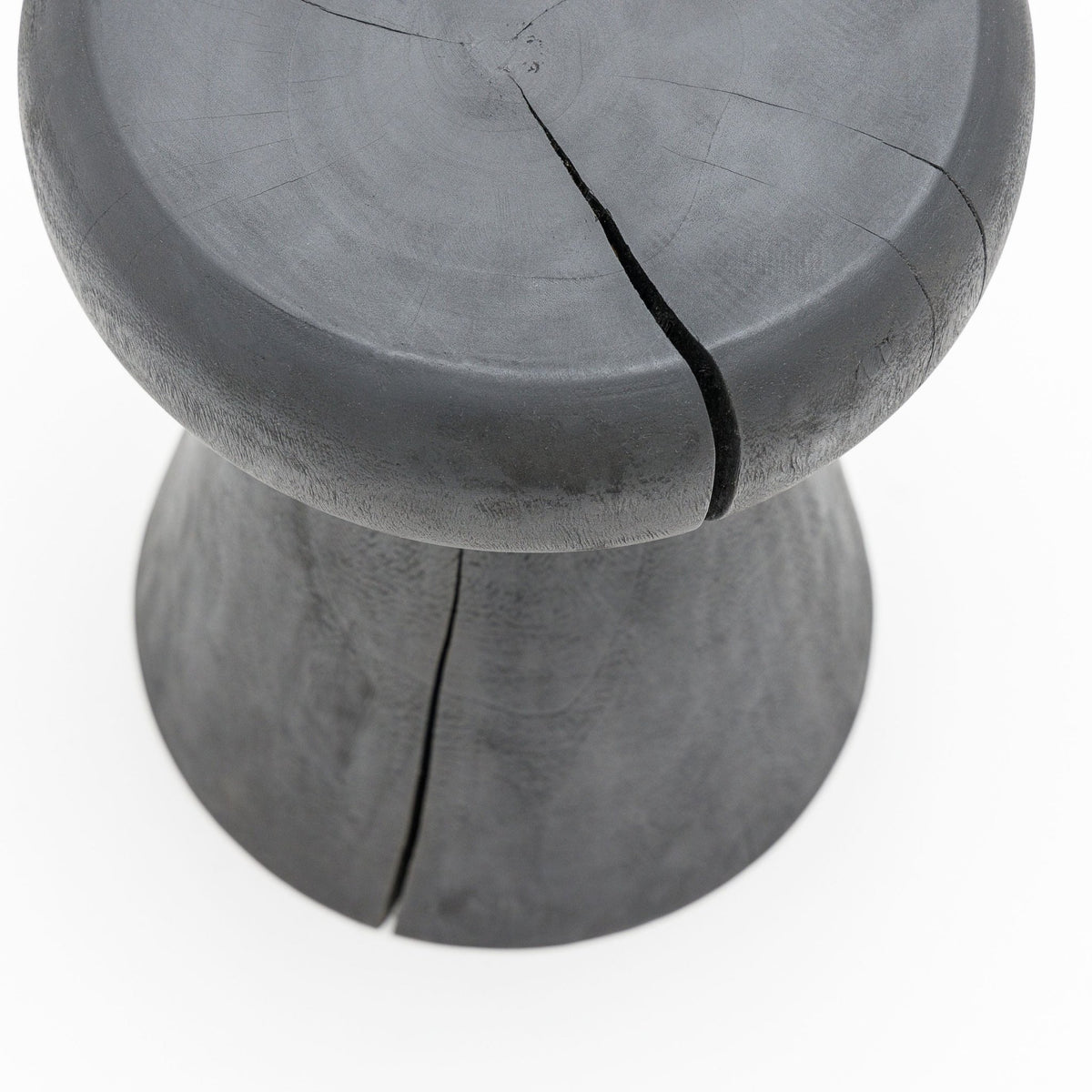 Totem Stool - Charcoal - Side Tables Loom Collection Loom Collection Dubai