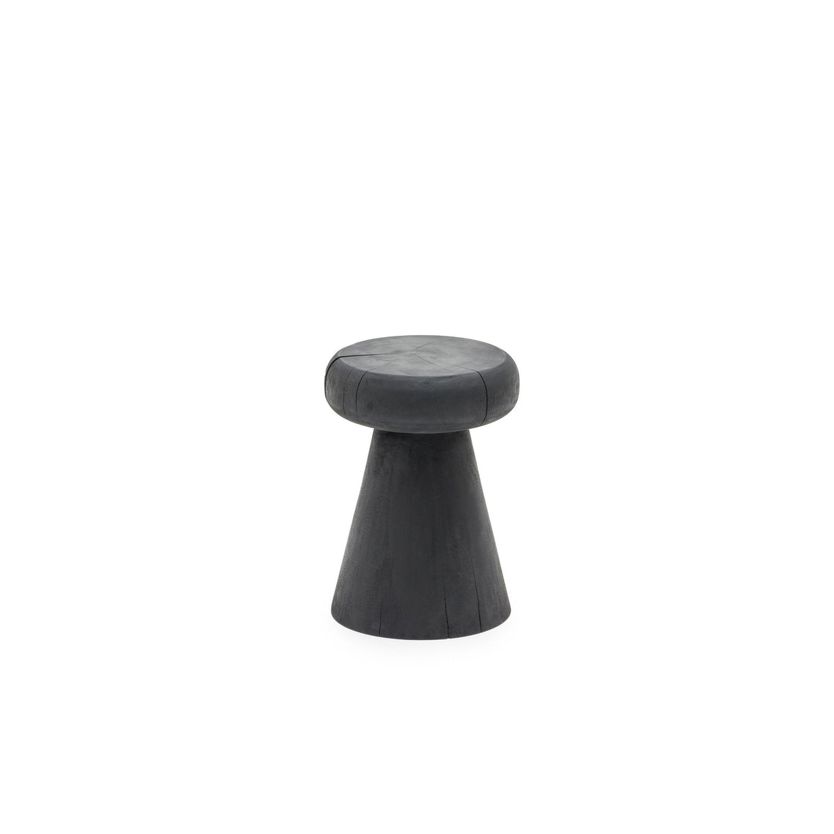 Totem Stool - Charcoal - Side Tables Loom Collection Loom Collection Dubai