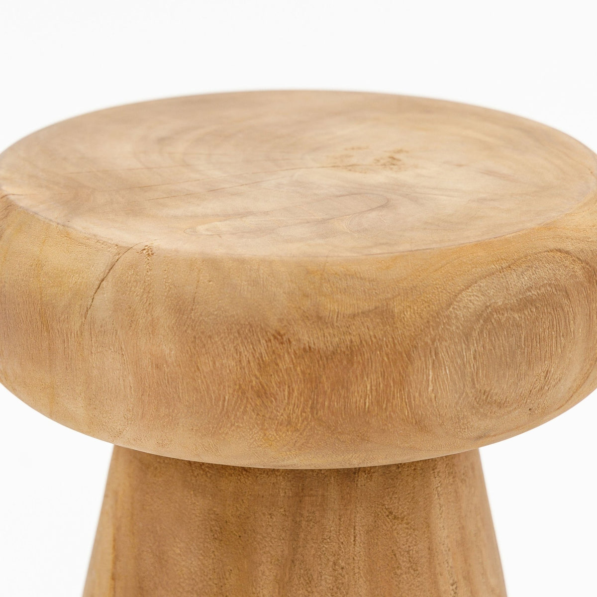 Totem Stool - Natural - Side Tables Loom Collection Loom Collection Dubai