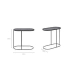 Tray Side Table - Oblong - Side Tables Ethnicraft Loom Collection Dubai