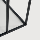 Tray Side Table - Varnished Wood - Black