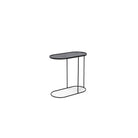 Tray Side Table - Varnished Wood - Black - Oblong