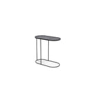 Tray Side Table - Varnished Wood - Black - Oblong