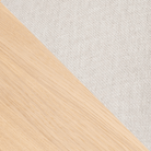 Tribio Lounge Chair - Blonde Oak & Pastoral Chalk - Accent Chairs Tolv Loom Collection Dubai