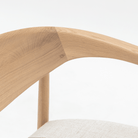 Tribio Lounge Chair - Blonde Oak & Pastoral Chalk - Accent Chairs Tolv Loom Collection Dubai
