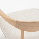Tribio Lounge Chair - Blonde Oak & Pastoral Chalk - Accent Chairs Tolv Loom Collection Dubai