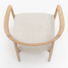 Tribio Lounge Chair - Blonde Oak & Pastoral Chalk - Accent Chairs Tolv Loom Collection Dubai