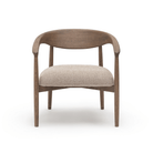 Tribio Lounge Chair - Latte Oak & Pastoral Wholewheat - Accent Chairs tolv Loom Collection Dubai