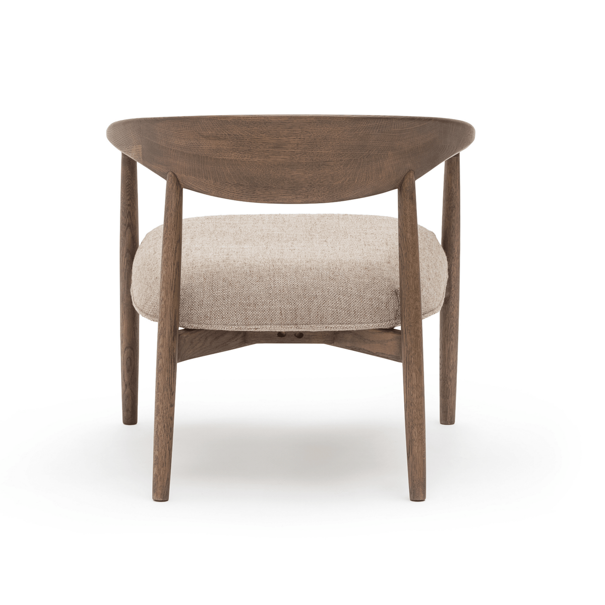 Tribio Lounge Chair - Latte Oak & Pastoral Wholewheat - Accent Chairs tolv Loom Collection Dubai