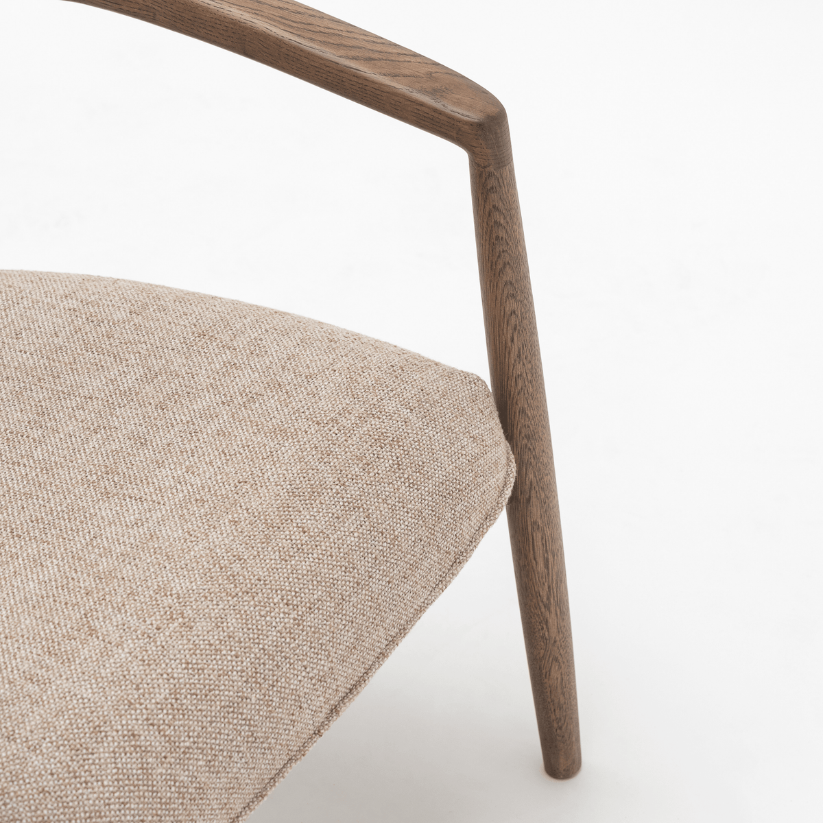Tribio Lounge Chair - Latte Oak & Pastoral Wholewheat - Accent Chairs tolv Loom Collection Dubai