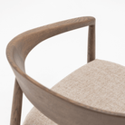 Tribio Lounge Chair - Latte Oak & Pastoral Wholewheat - Accent Chairs tolv Loom Collection Dubai