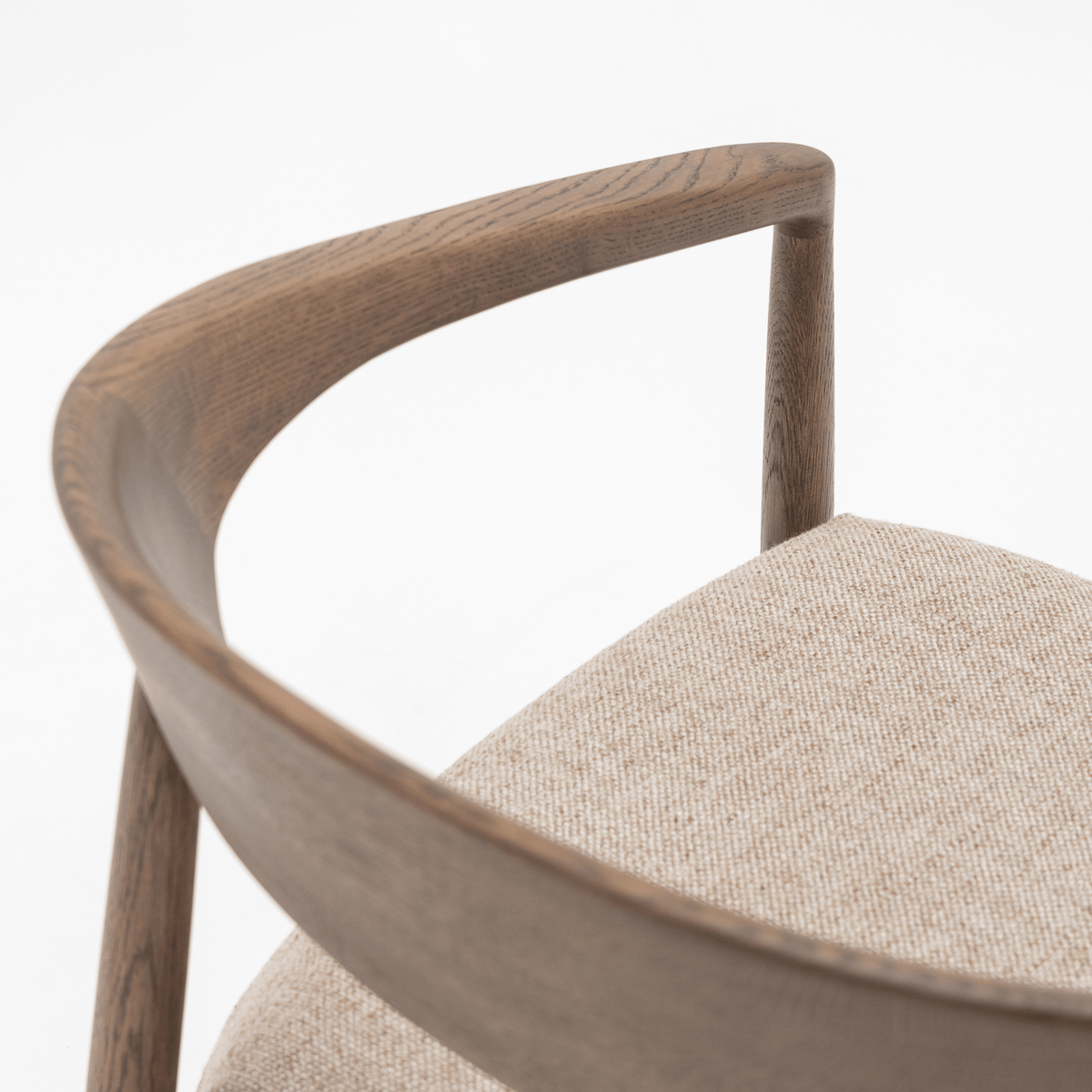 Tribio Lounge Chair - Latte Oak & Pastoral Wholewheat - Accent Chairs tolv Loom Collection Dubai