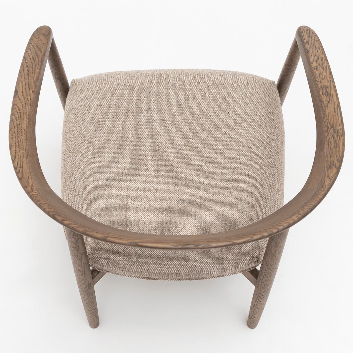Tribio Lounge Chair - Latte Oak & Pastoral Wholewheat - Accent Chairs tolv Loom Collection Dubai
