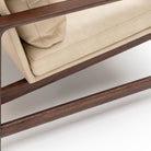 Troubadour Chair - Espresso Oak & Limestone Leather